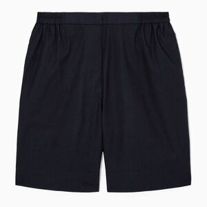 COS Twill Pull-On Black Shorts Size Small